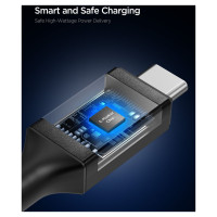 Spigen EB10010CC 100W 100 cm Cable - Black