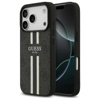 Guess 4G Printed Stripes MagSafe case for iPhone 17 Pro - black
