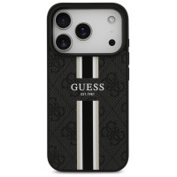 Guess 4G Printed Stripes MagSafe case for iPhone 17 Pro - black