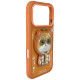 Nimmy Cool&Cute 2.0 Cat Case for iPhone 17 Pro Max with Magnetic Hanger - Orange