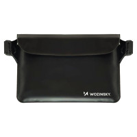 Wozinsky WWS-01 Waterproof PVC Waist Bag - Black