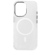 Wozinsky Glitter Case with Mag Safe for Samsung Galaxy S24 FE - Clear with Glitter