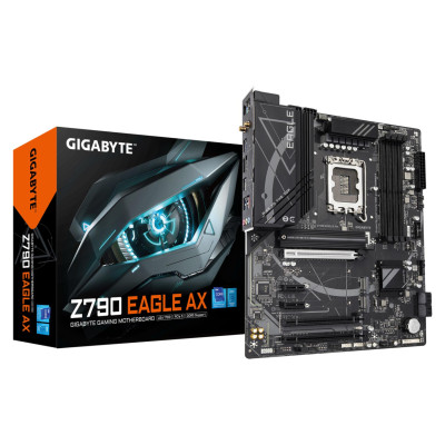 Gigabyte Mainboard|GIGABYTE|Intel Z790 Express|LGA 1700|ATX|RAM DDR5-SDRAM|4xSlots|Wi-Fi Yes|Bluetooth Yes|3xNumber of M.2 (M) slots|Z790EAGLEAX1.2