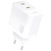 Dudao A28PEU PD 45W GaN 2xUSB Wall Charger - White