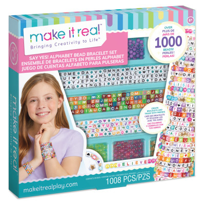 Make It Real DIY Rokassprādžu komplekts Alfabēts