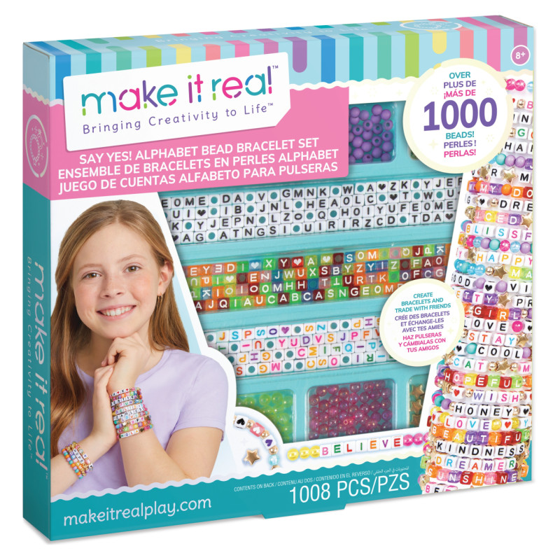 Make It Real DIY Rokassprādžu komplekts Alfabēts