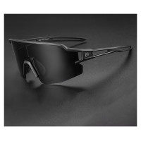 Rockbros Polarized Cycling Glasses with UV Protection and Corrective Insert 14120008006 Gray Lenses - Black
