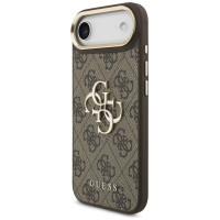 Guess 4G Big 4G Classic Logo Case for iPhone Air - Brown and Gold