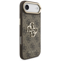 Guess 4G Big 4G Classic Logo Case for iPhone Air - Brown and Gold