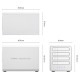 Orico 8848RC3 DAS Series 4-bay 2.5" HDD/SSD Disk Array - White