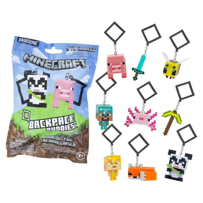 Paladone Minecraft Backpack Buddies Series 2 CDU 24 pcs