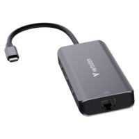 Verbatim Dokstacija Verbatim USB-C Essentials Multiport Hub 6 Port RJ45