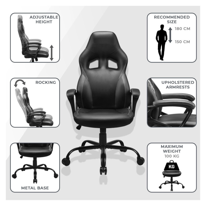 Subsonic Original Gaming Seat Superman