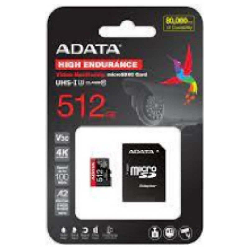Adata Atmiņas karte A-DATA MicroSDXC 512GB Class 10