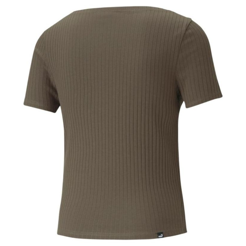 Puma T-shirt Puma Her Ribbed Slim Tee Grape Leaf W 531917 44 (XL)