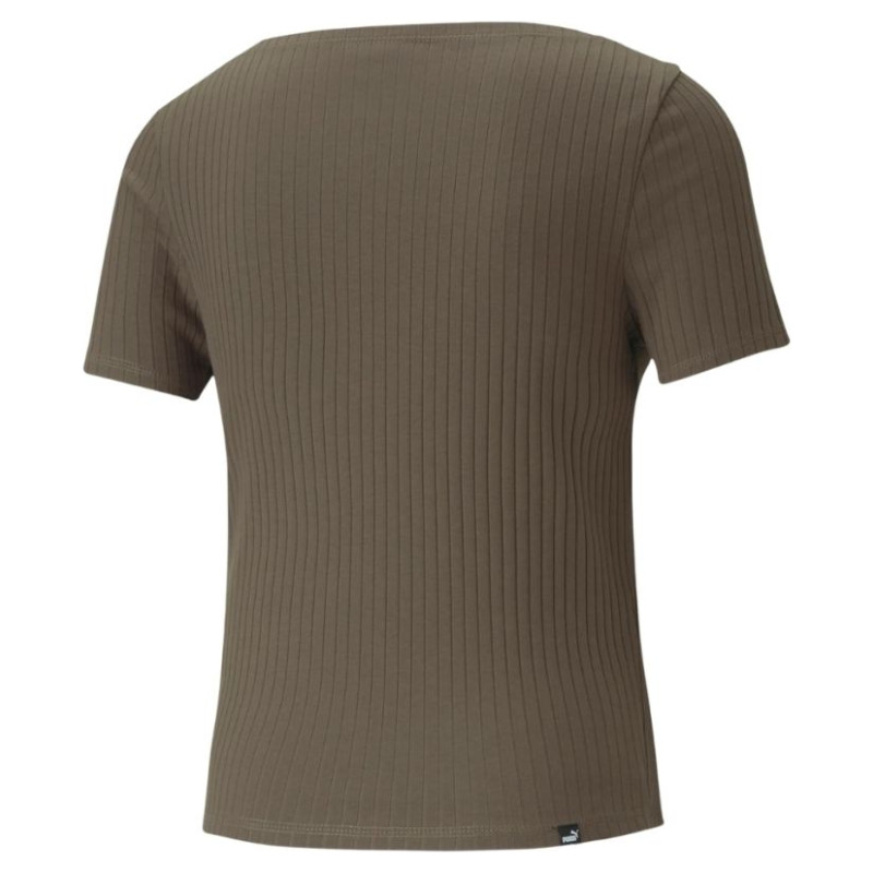 Puma T-shirt Puma Her Ribbed Slim Tee Grape Leaf W 531917 44 (XL)