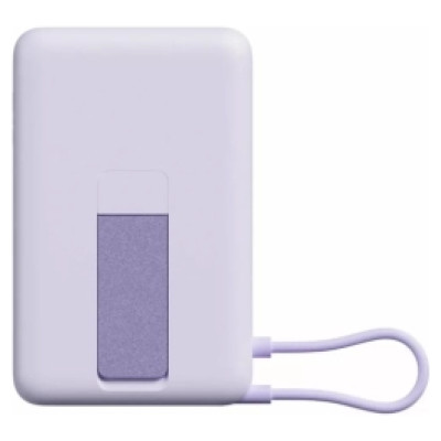 Xiaomi Ārēja baterija Xiaomi 10000mAh Violets Magnetic integrēts USB Type-C bezvadu