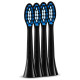 Silkn SonicYou Refill Brush Heads Family Pack (4 pcs) Black Soft (SYR4PEUZS001)