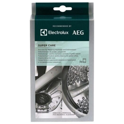 Electrolux Super Care atkaļķotājs veļas un trauku mazgājamajām ma&scaron;īnām, 2 gab. - M2GCP101