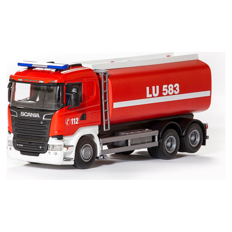 Emek Scania ugunsdzēsības ma&scaron;īna ar ūdens tvertni, mērogs 1:25, 31 cm
