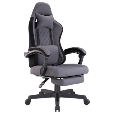 Lumi Gaming Chair with Headrest and Lumbar Support, with RGB Lighting