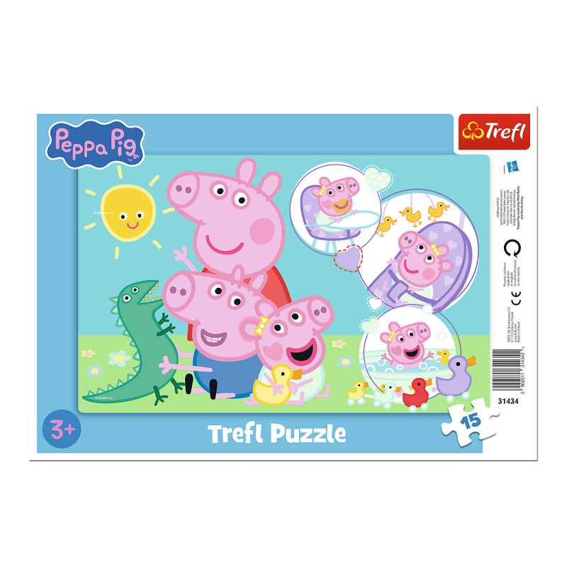 Trefl PEPPA PIG Puzle, 15 gab.
