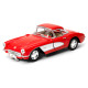 Kinsmart Miniatūrais modelis - 1957 Chevrolet Corvette, izmērs 1:34