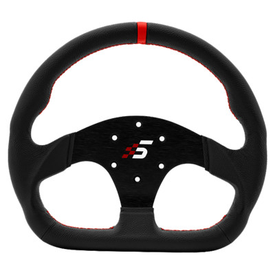 Simagic D-Shaped Steering Wheel Rim 325mm without HUB, leather,S403