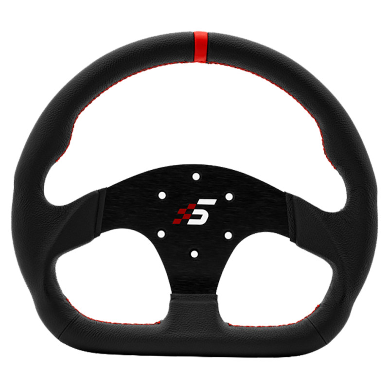Simagic D-Shaped Steering Wheel Rim 325mm without HUB, leather,S403