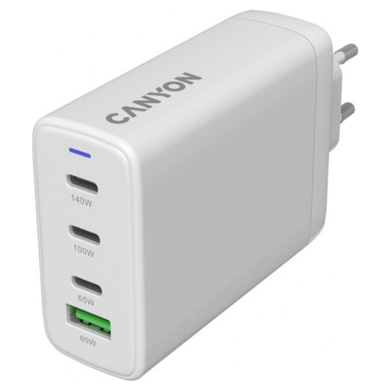 Canyon charger CU140ACC GaN 150W 3xPD 1xQC EU White