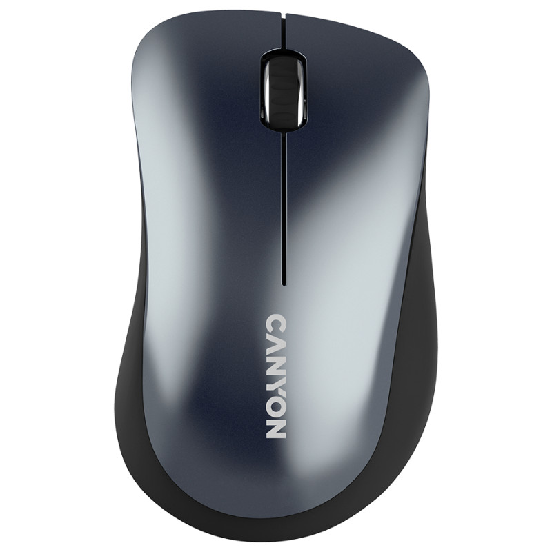 Canyon MW-11, 2.4 GHz Wireless mouse,with 3 buttons, DPI 1200, Battery:AAA*2pcs,Black,67*109*38mm,0.063kg