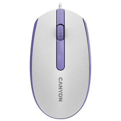 Canyon mouse M-10 Wired White Lavender