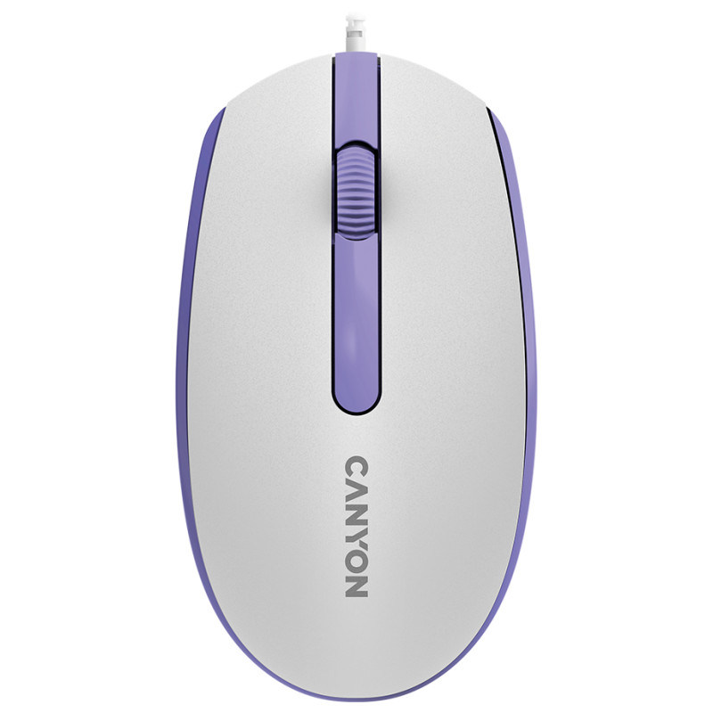 Canyon mouse M-10 Wired White Lavender
