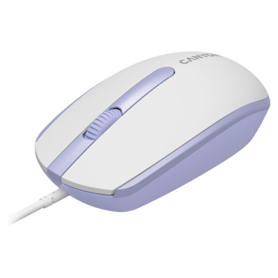 Canyon mouse M-10 Wired White Lavender