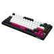 Lorgar KBP7075W, Wireless 75% Mechanical Gaming Keyboard Pro, Black/red, EN layout