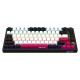 Lorgar KBP7075W, Wireless 75% Mechanical Gaming Keyboard Pro, Black/red, EN layout