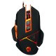 Canyon mouse Hazard GM-6 LED Wired Black Orange