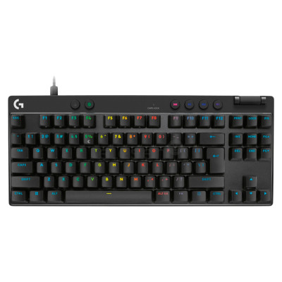 Logitech PRO X TKL RAPID Gaming Keyboard  - BLACK - US INT'L - USB - EMEA28i-935 - LINEAR