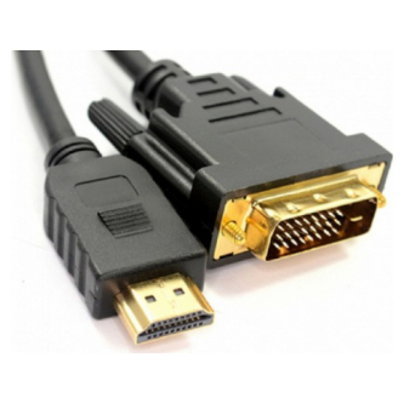 Brackton DVI Male - HDMI Male 2m Black