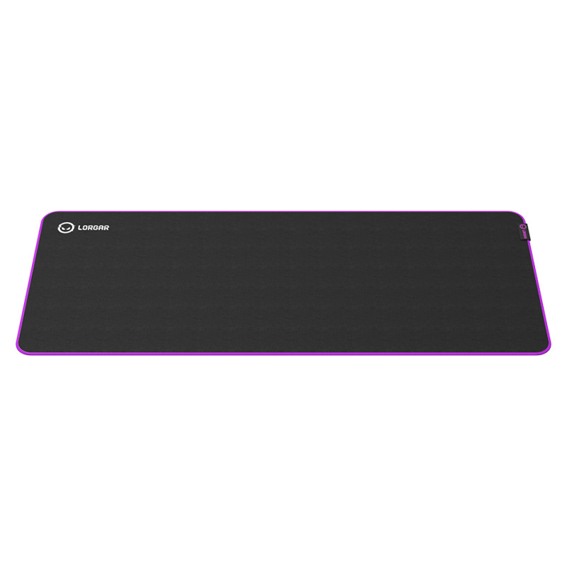 Lorgar Main 319, Gaming mouse pad, High-speed surface, Purple anti-slip rubber base, size: 900mm x 360mm x 3mm, weight 0.6kg