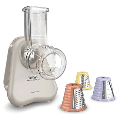 Tefal Fresh Express elektriskā dārzeņu rīve, gai&scaron;i pelēka - DN853BE0