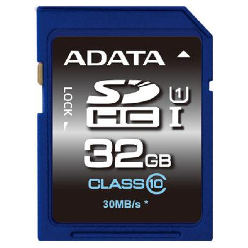 Adata MEMORY SECURE DIGITAL HC 32GB/CLASS10 ASDH32GUICL10-R A-DATA