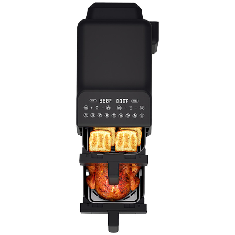 Lafe 47476 Air Fryer Dual Fry 10L