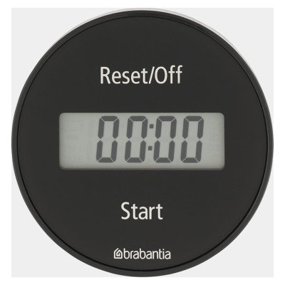 Brabantia virtuves taimeris ar magnētu, dark grey - 121968