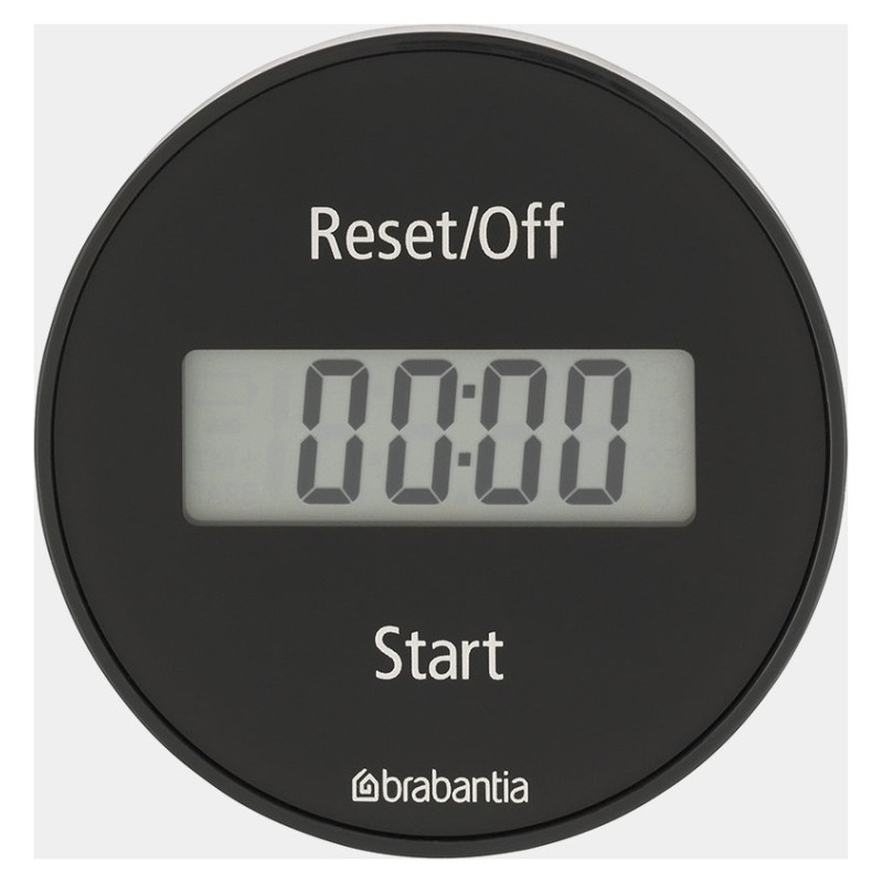 Brabantia virtuves taimeris ar magnētu, dark grey - 121968