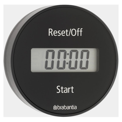 Brabantia virtuves taimeris ar magnētu, dark grey - 121968