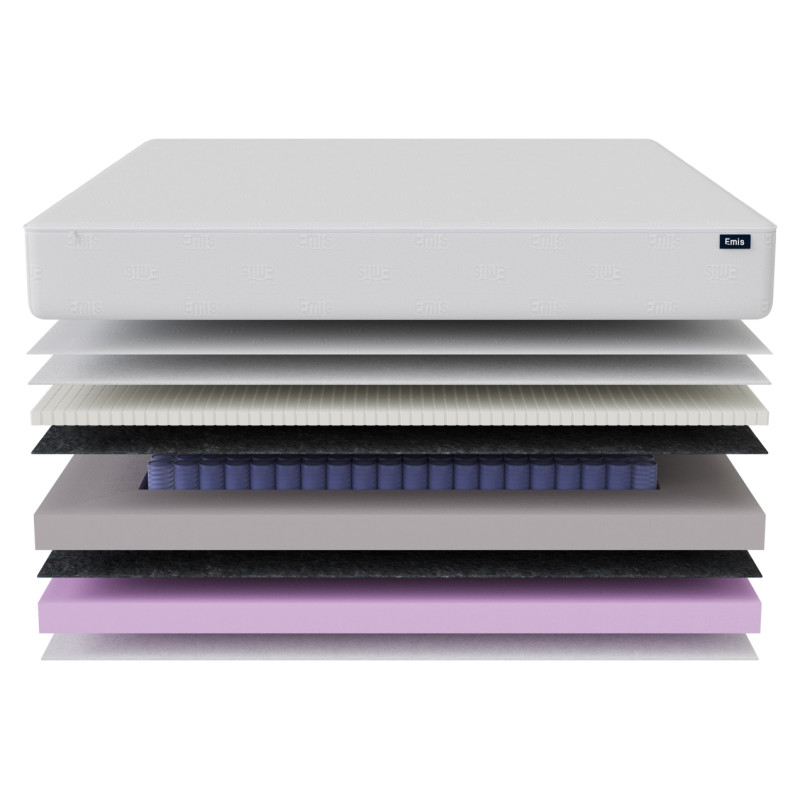 Emis ⁠⁠Matracis "Sunset Memory" 90x200x24 / Vidējs / Emis Denim Cube