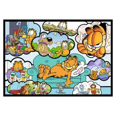 Trefl GARFIELD Pužļu komplekts Gārfīlds, 4x250 gab.