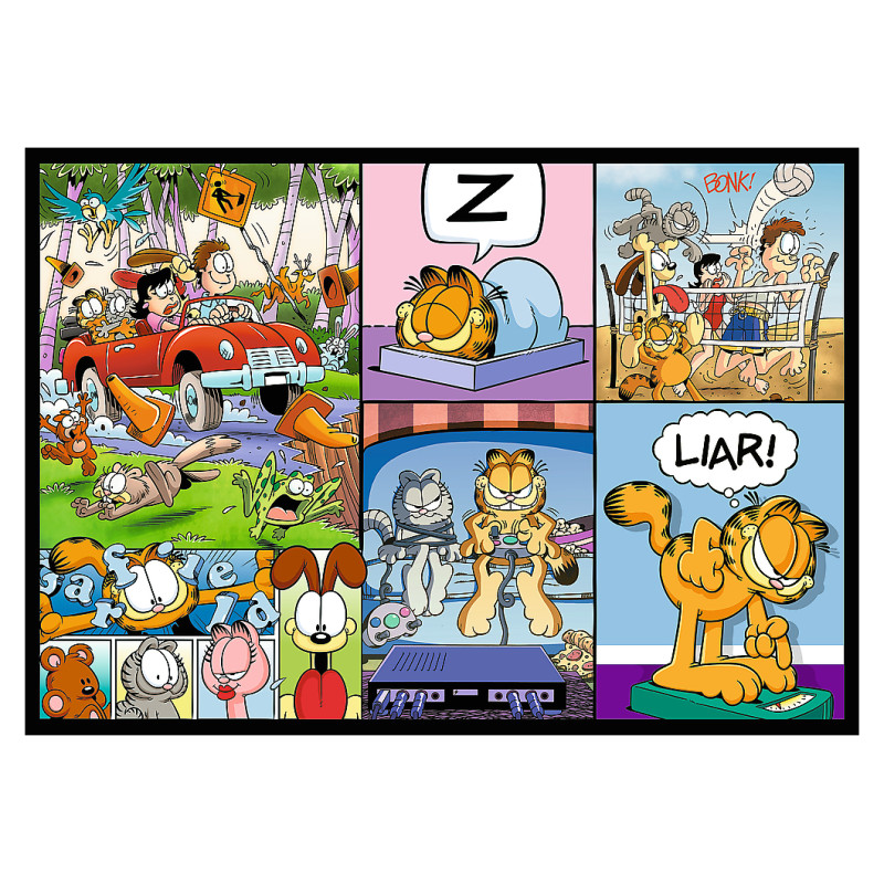 Trefl GARFIELD Pužļu komplekts Gārfīlds, 4x250 gab.