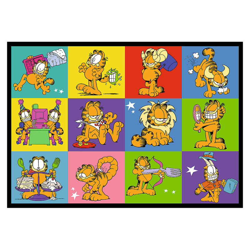 Trefl GARFIELD Pužļu komplekts Gārfīlds, 4x250 gab.